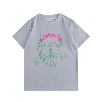 Happy Frogs Couple T-shirtT-shirt, unisex T-shirt, unisex TshirtNEW TOWN BAZAAR