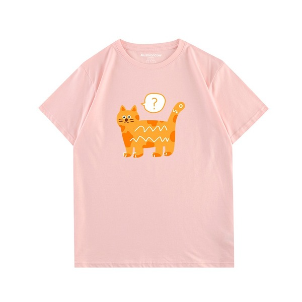 Doubtful Big Yellow Cat T-ShirtT-shirt, unisex T-shirt, unisex TshirtNEW TOWN BAZAAR