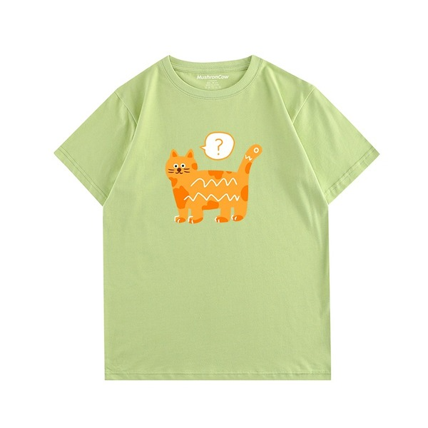 Doubtful Big Yellow Cat T-ShirtT-shirt, unisex T-shirt, unisex TshirtNEW TOWN BAZAAR