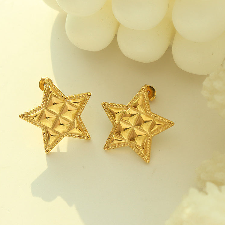 Five Pointed Star EarringsNEW TOWN BAZAAR