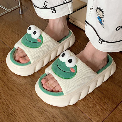 Cute Frog Platform SlippersGIFT HERNEW TOWN BAZAAR