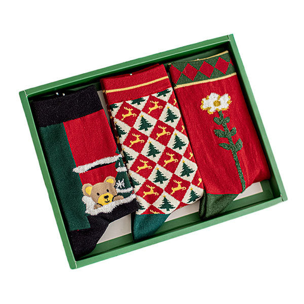Cute Christmas Socks Gift BoxChristmasNEW TOWN BAZAAR