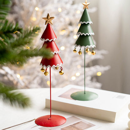 Christmas Tree Ornament - Iron - Red - GreenNEW TOWN BAZAAR
