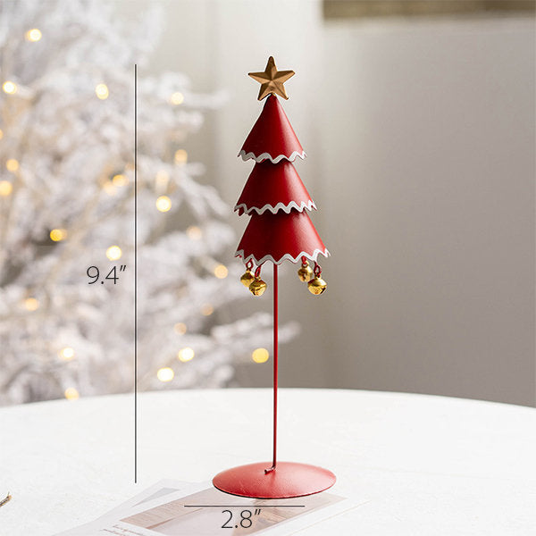 Christmas Tree Ornament - Iron - Red - GreenNEW TOWN BAZAAR