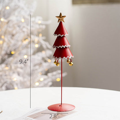 Christmas Tree Ornament - Iron - Red - GreenNEW TOWN BAZAAR